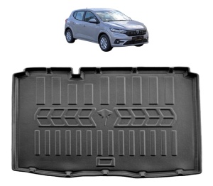 Tavita Portbagaj DACIA SANDERO STEPWAY III PRESTIGE, CU PODEA JOASA din 2020, Protectie Portbagaj Auto - Img 7