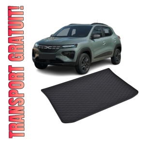 Tavita Portbagaj DACIA Spring 2024-prezent, protectie portbagaj, din cauciuc 100%, pentru autoturismul DACIA Spring