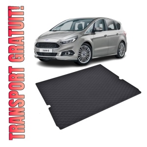 Tavita Portbagaj FORD S-Max 2007-2015, protectie portbagaj, din cauciuc 100%, pentru autoturismul FORD S-Max
