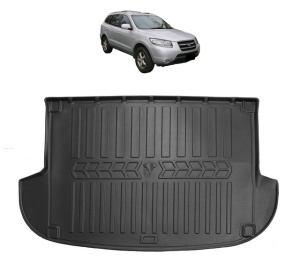 Tavita Portbagaj HYUNDAI SANTA FE II CM 5 LOCURI din 2006-2012, Protectie Portbagaj Auto - Img 2