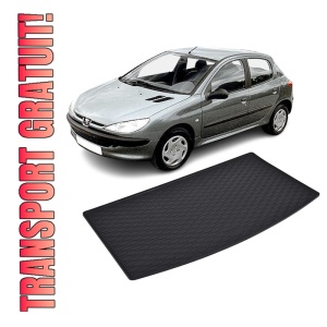 Tavita Portbagaj PEUGEOT 206 Hatchback 2000-2010, protectie portbagaj, din cauciuc 100%, pentru autoturismul PEUGEOT 206 Hatchback