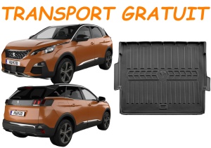 Tavita Portbagaj Peugeot 3008 Cu Podea Inalta (2016-2023) Protectie portbagaj auto