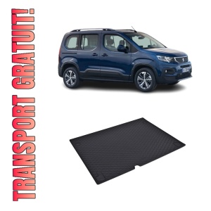 Tavita Portbagaj PEUGEOT Rifter 5 locuri 2019- prezent, protectie portbagaj, din cauciuc 100%, pentru autoturismul PEUGEOT Rifter 5