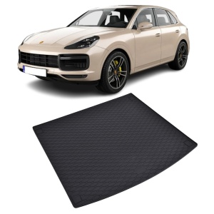 Tavita Portbagaj Porsche Cayenne 2018-prezent, protectie portbagaj, din cauciuc 100%, pentru autoturismul Porsche Cayenne