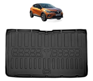 Tavita Portbagaj RENAULT CAPTUR, CU PODEA JOASA din 2013-2019, Protectie Portbagaj Auto - Img 2