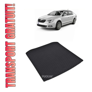 Tavita Portbagaj SKODA Superb III Liftback 2015-2023, protectie portbagaj, din cauciuc 100%, pentru autoturismul SKODA Superb III