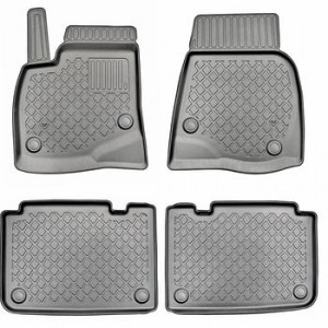 Tesla Model S, Coupe, Din 07.2012 - 03.2015 , Set Covorase Auto Tip Tavita Premium 3D, din cauciuc accesorii pentru autoturismul tau - masina v171351