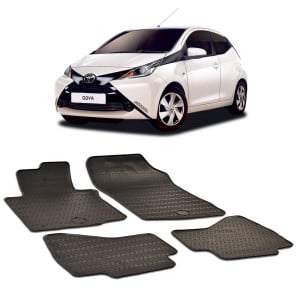 Toyota Aygo (2005-2014) Set 4 covorase auto cauciuc Urban Line accesorii pentru autoturismul tau - masina v240401