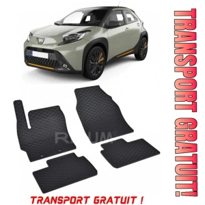 Toyota Aygo X fabricat din 04.2022 - Prezent, Suv, set covorase auto dedicate, din cauciuc 100% Premium - Transport Gratuit
