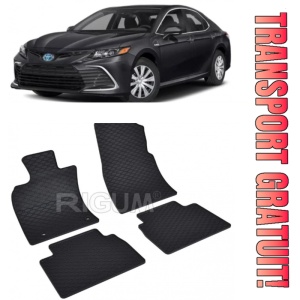Toyota Camry set covorase auto dedicate, din cauciuc dedicate Toyota Camry Hybrid fabricatie 2018 - prezent, caroserie sedan