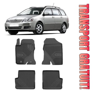 Toyota Corolla IX Din 01.2002 - 2008, Combi , Set Covorase Auto Tip Tavita Premium 3D, din cauciuc