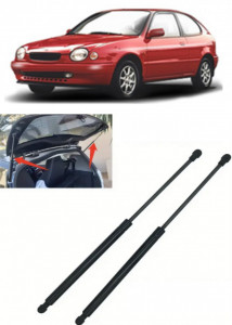 Toyota Corolla Set 2 amortizoare pentru portbagaj / haion Krosno compatibil cu Toyota Corolla Hatchback fabricat intre 1997-2002 accesorii pentru autoturismul tau - masina v90690