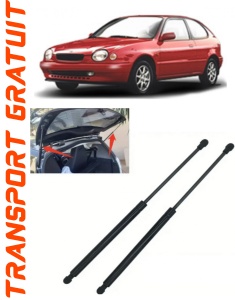 Toyota Corolla Set 2 amortizoare pentru portbagaj / haion Krosno compatibil cu Toyota Corolla Hatchback fabricat intre 1997-2002 accesorii pentru autoturismul tau - masina v90689