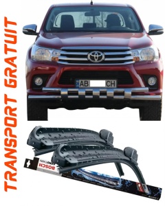 Toyota Hilux VII Pickup Set 2 stergatoare parbriz Bosch Aerotwin 600/475mm compatibile cu Toyota HILUX VII Pickup (_N1_, _N2_, _N3_) (2005-2015) (53 cm / 45 cm) accesorii pentru autoturismul tau - masina v115670