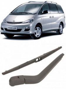 Toyota Previa II Brat stergator pentru luneta spate cu lamela 410 mm, compatibil cu Toyota Previa II fabricat intre 2000-2006, calitate extra accesorii pentru autoturismul tau - masina v91680