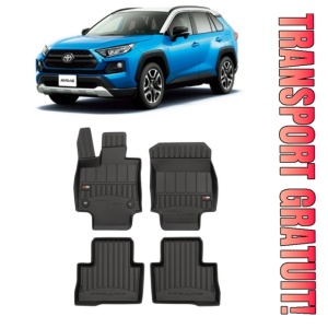 Toyota Rav4 V Hybrid Din 01.2019 - Prezent, Suv Set Covorase Auto Tip Tavita Premium 3D, din cauciuc