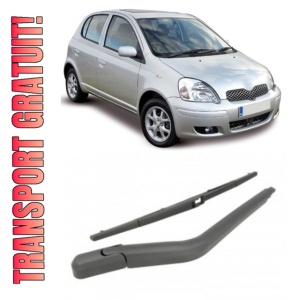 Toyota Yaris Brat stergator pentru luneta spate cu lamela 405 mm, compatibil cu Toyota Yaris Hatchback fabricat intre 1999-2005, calitate extra