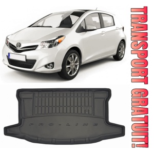 Toyota Yaris III ActIVe Hatchback din 09.2011 - 08.2020, Tavita Pentru Portbagaj Lux Premium Dedicata, Portbagaj Superior *1