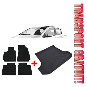 Toyota Yaris III din 09.2011 - 2017 Hatchback *1 , Set Covorase + tavita portbagaj auto