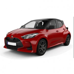 Toyota Yaris IV Din 09.2020 - Prezent, Hatchback , Set Covorase Auto Tip Tavita Premium 3D, din cauciuc accesorii pentru autoturismul tau - masina v167745