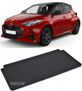Toyota Yaris Tavita pentru portbagaj din cauciuc, compatibila Toyota Yaris II, caroserie hatchback, fabricatie 10.2005 - 2011, portbagaj inferior accesorii pentru autoturismul tau - masina v112994