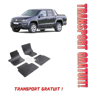 Volkswagen Amarok, Pick-Up, fabricat din 08.2010 - Prezent, set covorase auto dedicate, din cauciuc 100% Premium - Transport Gratuit