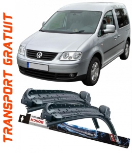 Volkswagen Caddy III Mpv Set 2 stergatoare parbriz Bosch Aerotwin 600/475mm compatibile cu Volkswagen CADDY III MPV (2KB, 2KJ, 2CB, 2CJ) (2005-2009) (53 cm / 45 cm) accesorii pentru autoturismul tau - masina v116530