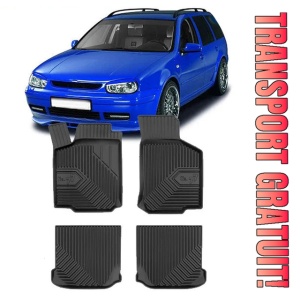 Volkswagen Golf 4 Din 1998 - 05.2007, Combi , Set Covorase Auto Tip Tavita Premium 3D, din cauciuc