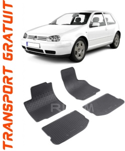 Volkswagen Golf 4, Hatchback, fabricat din 1998 - 2003, set covorase auto dedicate, din cauciuc 100% Premium accesorii pentru autoturismul tau - masina v155234