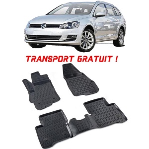 Volkswagen Golf 6 2008-2012 Set 4 covorase auto din cauciuc tip tavita premium line 3D - Transport Gratuit! accesorii pentru autoturismul tau - masina v48125
