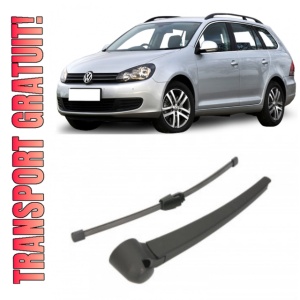 Volkswagen Golf VI Brat stergator pentru luneta spate cu lamela 340 mm, compatibil cu Volkswagen Golf VI Combi fabricat intre 2009-2013, calitate extra