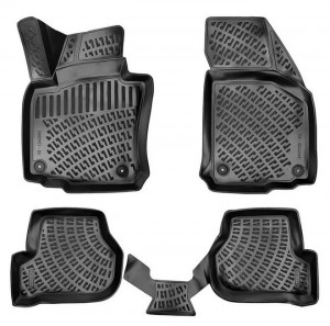 Volkswagen Jetta V 2005-2011 Set 4 covorase auto din cauciuc tip tavita premium line 3D accesorii pentru autoturismul tau - masina v243420