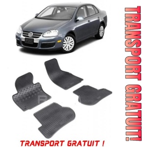 Volkswagen Jetta VI, Sedan, fabricat din 01.2011 - 2018, set covorase auto dedicate, din cauciuc 100% Premium - Transport Gratuit