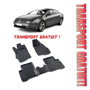 Volkswagen Passat CC 2005-2010 Set 4 covorase auto din cauciuc tip tavita premium line 3D - Transport Gratuit!
