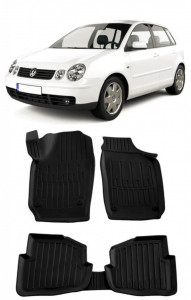 Volkswagen Polo IV (2001-2009) Set covorase auto cauciuc G.Modern Line 3D accesorii pentru autoturismul tau - masina v240035
