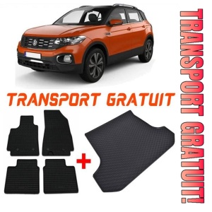 Volkswagen T-Cross din 04.2019 - Prezent Suv Portbagaj Inferior *2, Set Covorase + tavita portbagaj auto