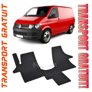 Volkswagen T6 fabricat din 06.2015 - 2019, Van, set covorase auto dedicate, din cauciuc 100% Premium