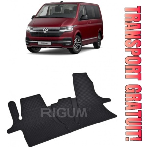 Volkswagen T6 MultIVan fabricat din 2019 - Prezent, Van, 2-3 Locuri, set covorase auto dedicate, din cauciuc 100% Premium