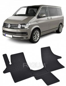 Volkswagen T6 Transporter fabricat din 2019 - Prezent, Van, set covorase auto dedicate, din cauciuc 100% Premium accesorii pentru autoturismul tau - masina v152452