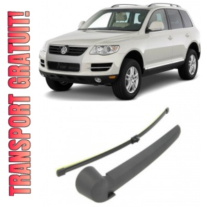 Volkswagen Touareg Brat stergator pentru luneta spate cu lamela 370 mm, compatibil cu Volkswagen Touareg SUV fabricat intre 2010-2018, calitate extra