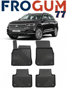 Volkswagen Touareg III Din 07.2018 - Prezent, Suv , Set Covorase Auto Tip Tavita Premium 3D, din cauciuc accesorii pentru autoturismul tau - masina v166336