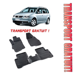 Volkswagen Touran (I) 2003-2015 Set 4 covorase auto din cauciuc tip tavita premium line 3D - Transport Gratuit!