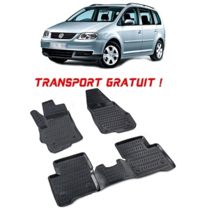 Volkswagen Touran (I) 2003-2015 Set 4 covorase auto din cauciuc tip tavita premium line 3D - Transport Gratuit! accesorii pentru autoturismul tau - masina v48007