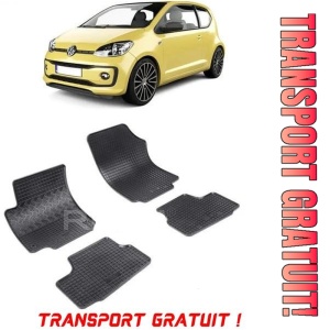 Volkswagen Up!, Hatchback, fabricat din 09.2011 - Prezent, set covorase auto dedicate, din cauciuc 100% Premium - Transport Gratuit