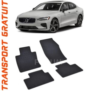 Volvo S60 PhEV fabricat din 2018 - Prezent, Sedan, set covorase auto dedicate, din cauciuc 100% Premium accesorii pentru autoturismul tau - masina v150046