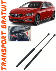Volvo V60 I Set 2 amortizoare pentru portbagaj / haion Krosno compatibil cu Volvo V60 I Combi fabricat intre 2010-2018 accesorii pentru autoturismul tau - masina v87075