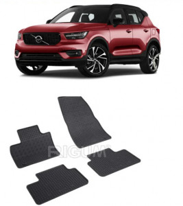 Volvo XC40, Suv, fabricat din 03.2018 - Prezent, set covorase auto dedicate, din cauciuc 100% Premium accesorii pentru autoturismul tau - masina v161358