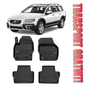Volvo Xc70 III, Combi, Din 2014 - 2016 , Set Covorase Auto Tip Tavita Premium 3D, din cauciuc