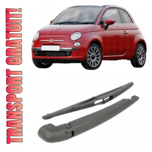 Abarth 500 Brat stergator pentru luneta spate cu lamela 290 mm, compatibil cu Abarth 500 Hatchback fabricat intre 2008, calitate extra