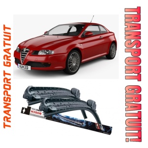 Alfa Romeo Gt Set 2 stergatoare parbriz Bosch Aerotwin 600/475mm compatibile cu Alfa Romeo GT (937_) (2003-2010) (55 cm / 40 cm)